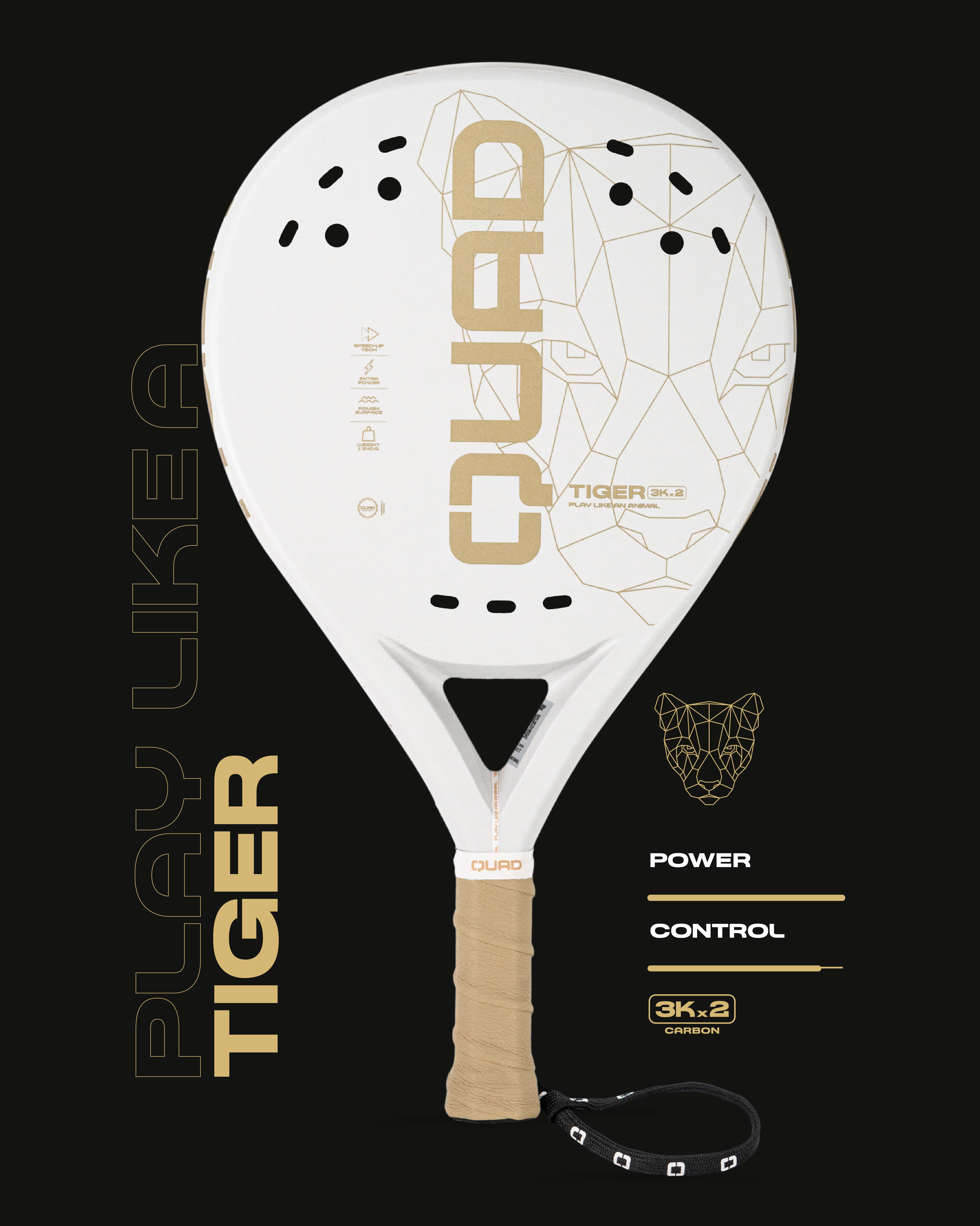 QUAD Tiger 2.0 Padel Schläger-8